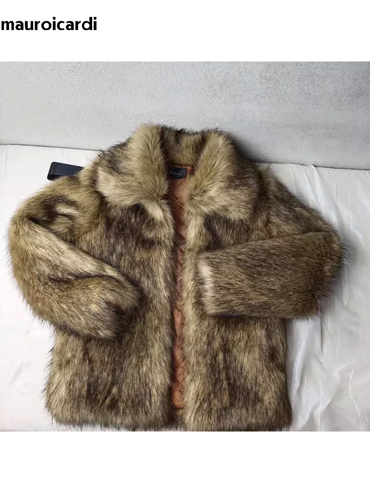 Winter Clothing Cute - Mauroicardi Zimowy Krótki Gruby Ciepły Owłosiony