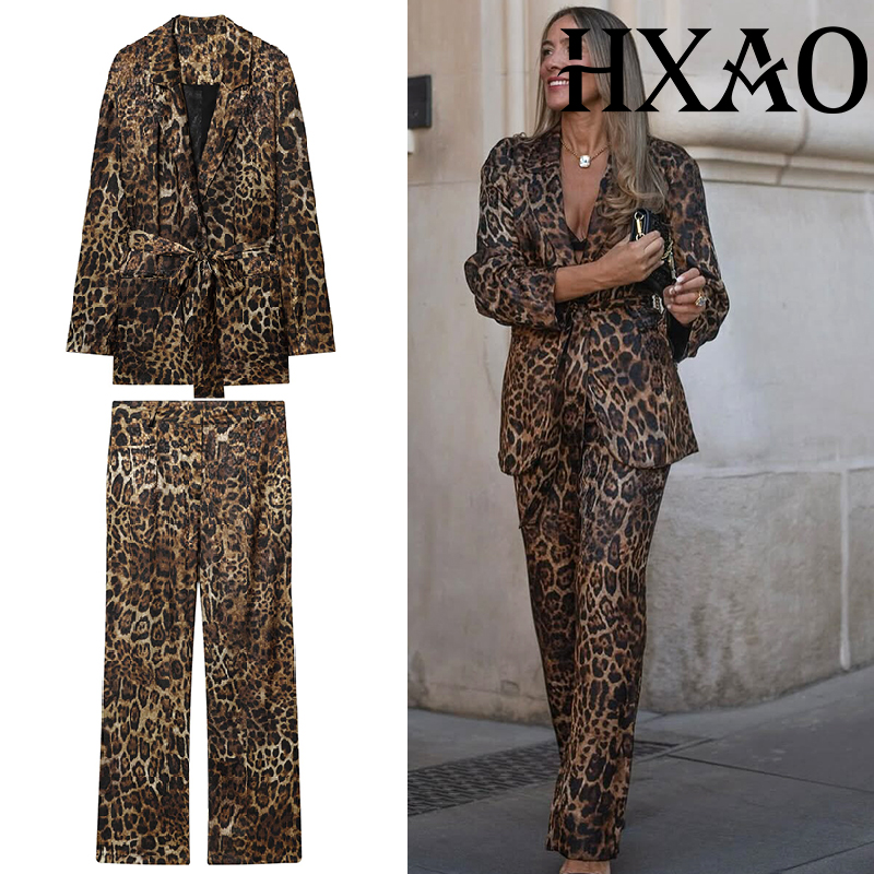 Winter Clothing Pk - Zestawy spodni HXAO Leopard, 2-częściowy zestaw,