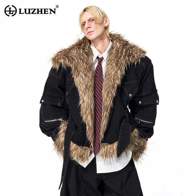 Winter Clothing Uae - LUZHEN Modna, personalizowana parka męska na