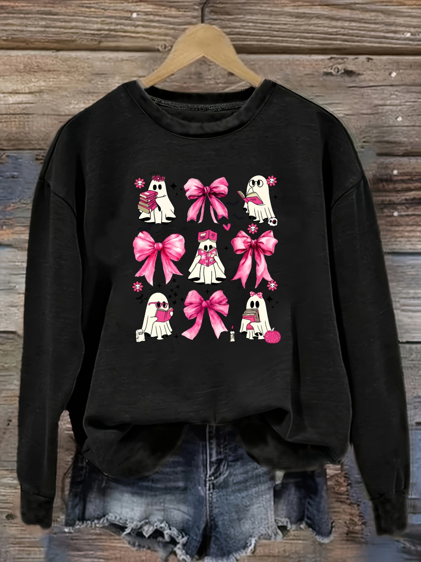 Winter Clothing Cute - Damska codzienna koszulka z długim rękawem