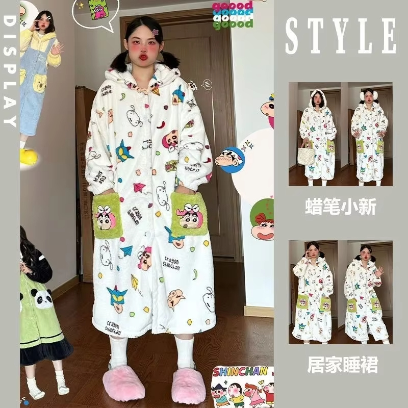 Winter Clothing Cute - Uroczy zestaw piżamowy dla kobiet w