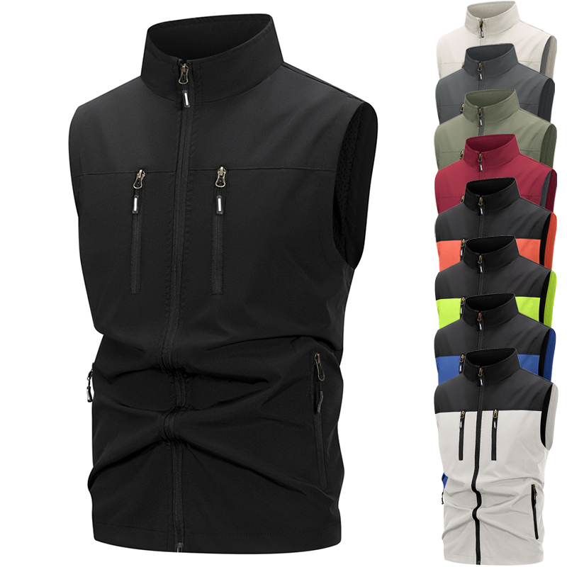 Winter Clothing Pk - Męska lekka kamizelka softshell z kieszeniami