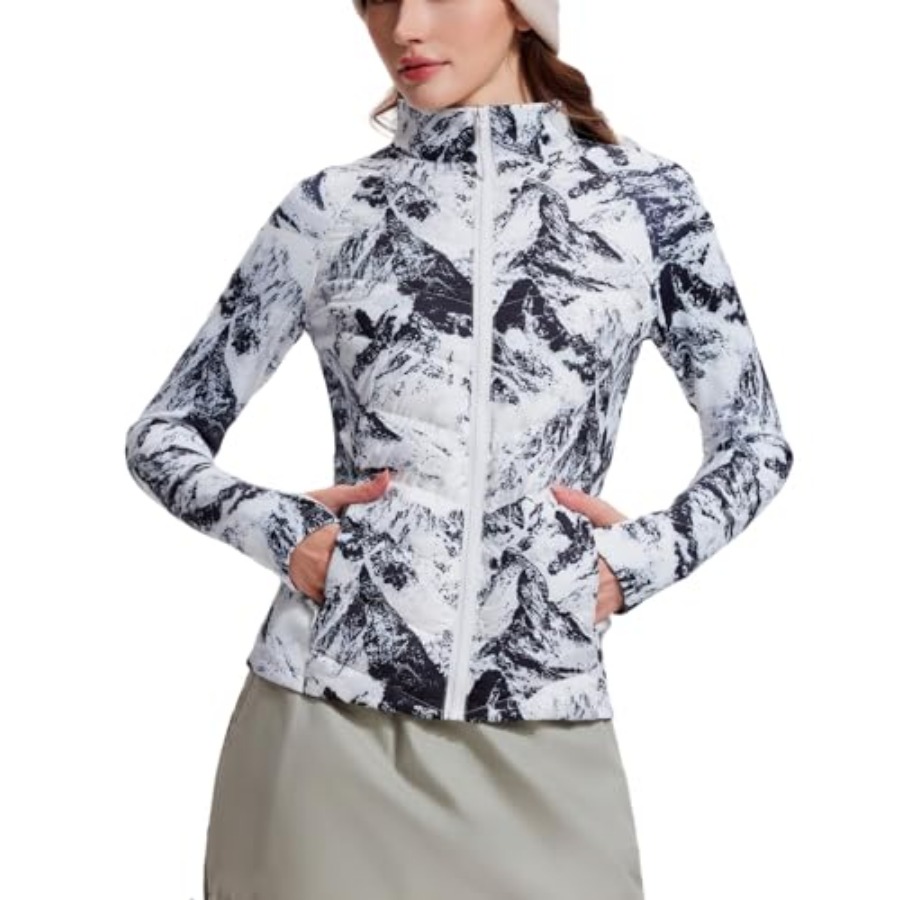 Puffer Jacket Women Down - AFZ Lekka Kurtka Puchowa Damska z