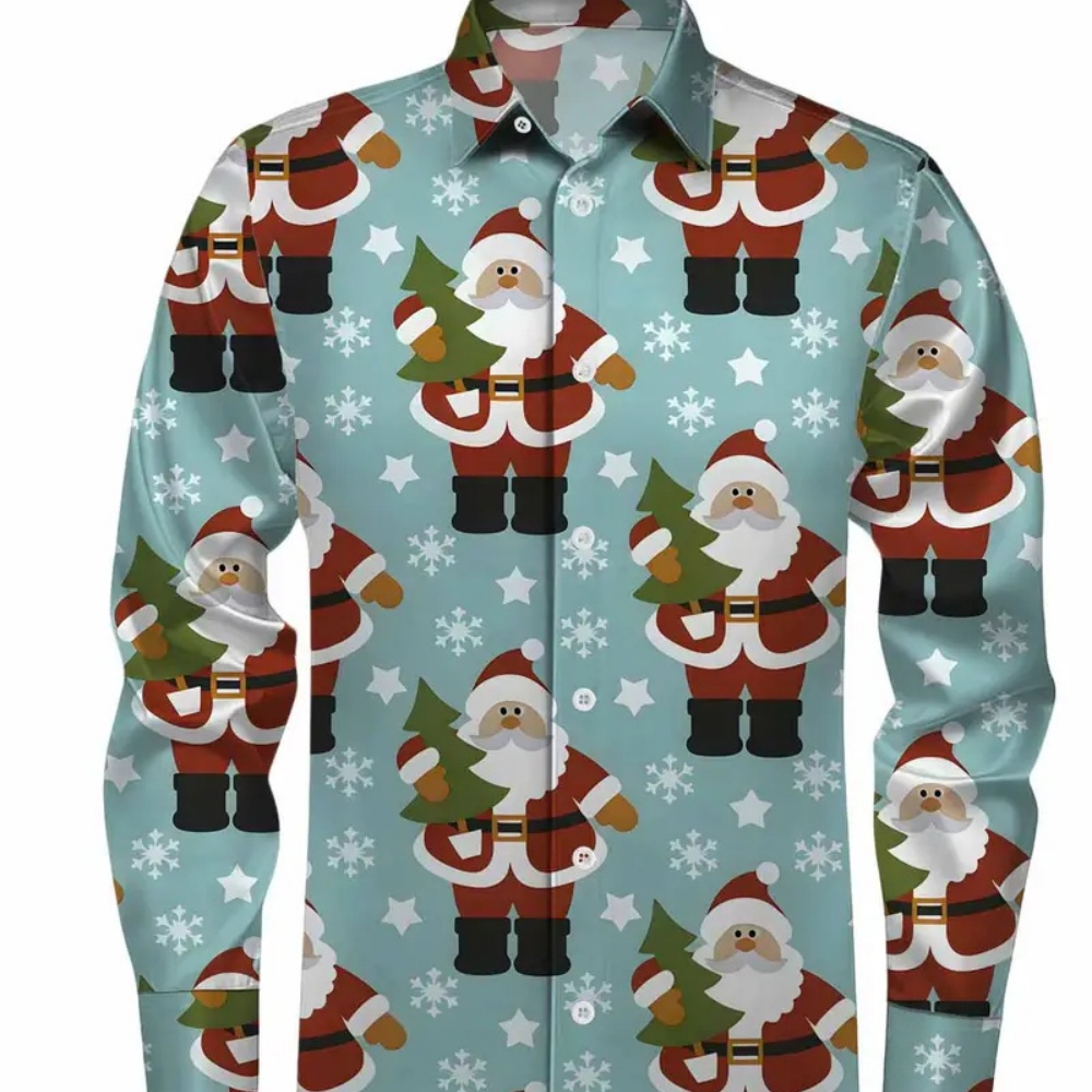 Winter Clothing Ideas - Męska koszula z długim rękawem z
