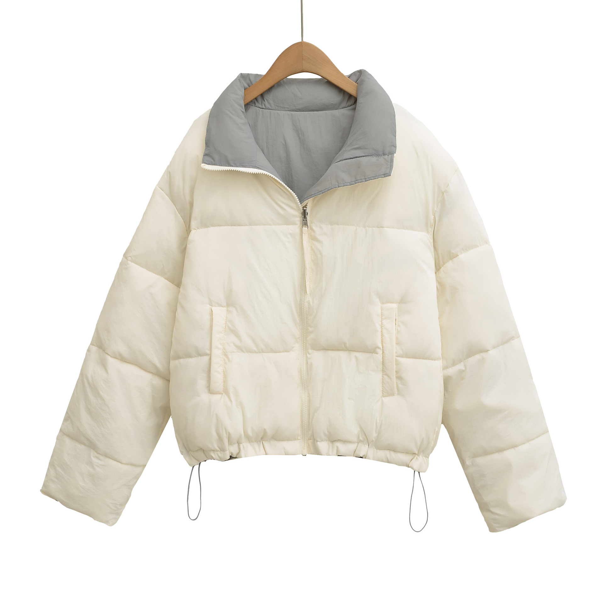 Puffer Jacket Women Down - Nowa krótka kurtka bawełniana dla niskich