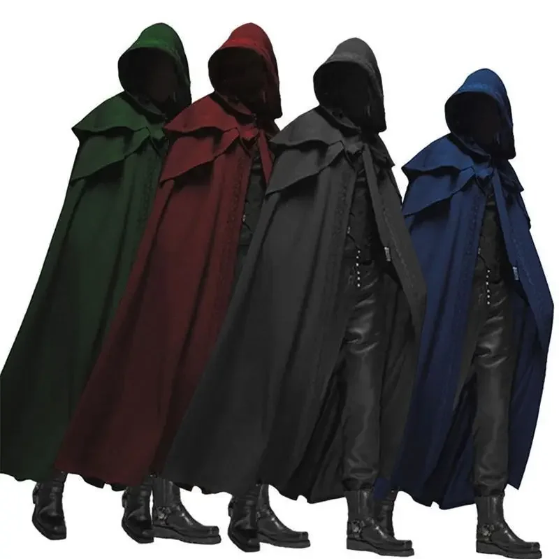Winter Clothing Uae - Męski strój cosplay monacha, średniowieczny, vintage,
