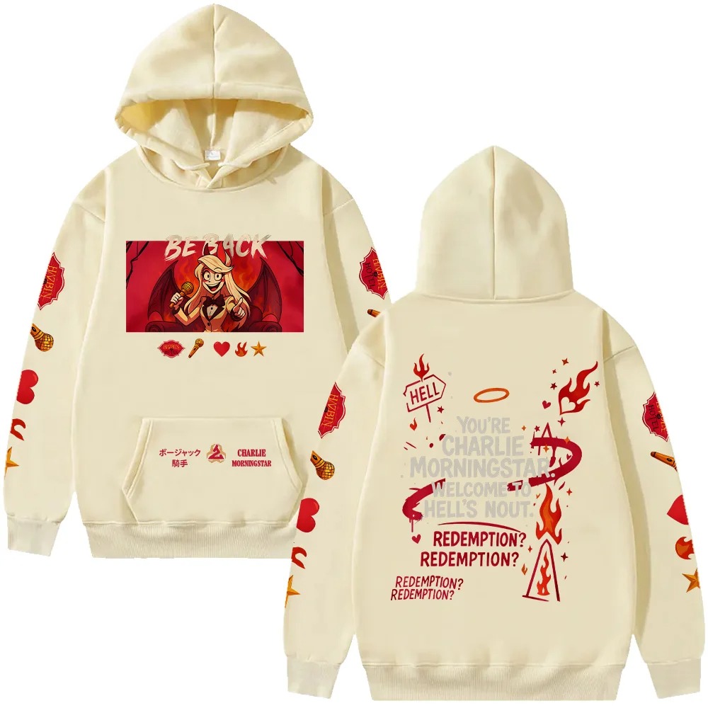 Hazbin Hotel Oversized Unisex  – Winter Clothing Ideas recenzja i cena