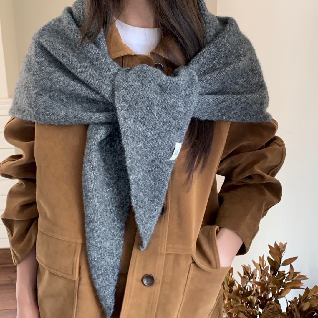 NOWY koreański trójkątny szali – Winter Clothing Korea recenzja i cena