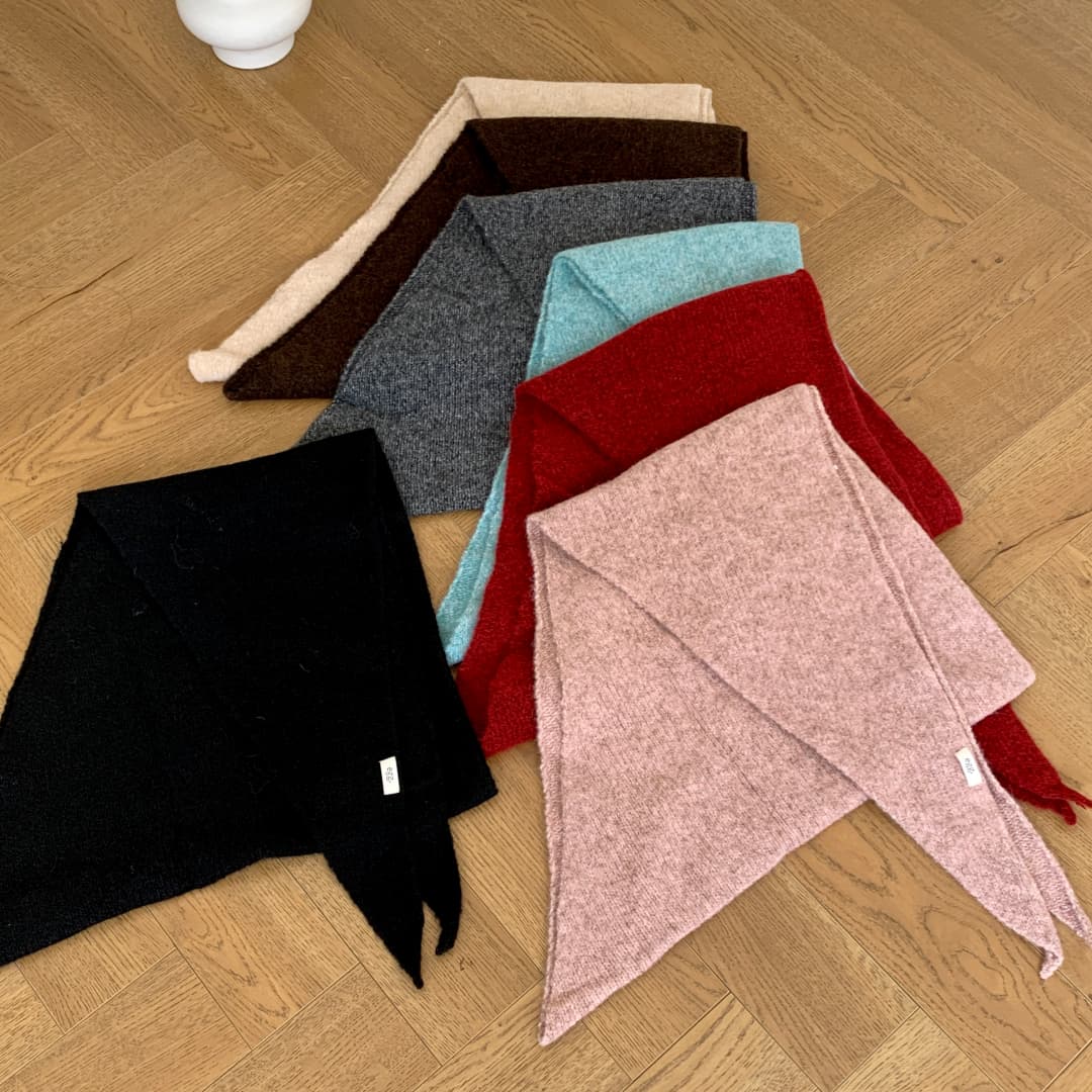 NOWY koreański trójkątny szali – Winter Clothing Korea recenzja i cena