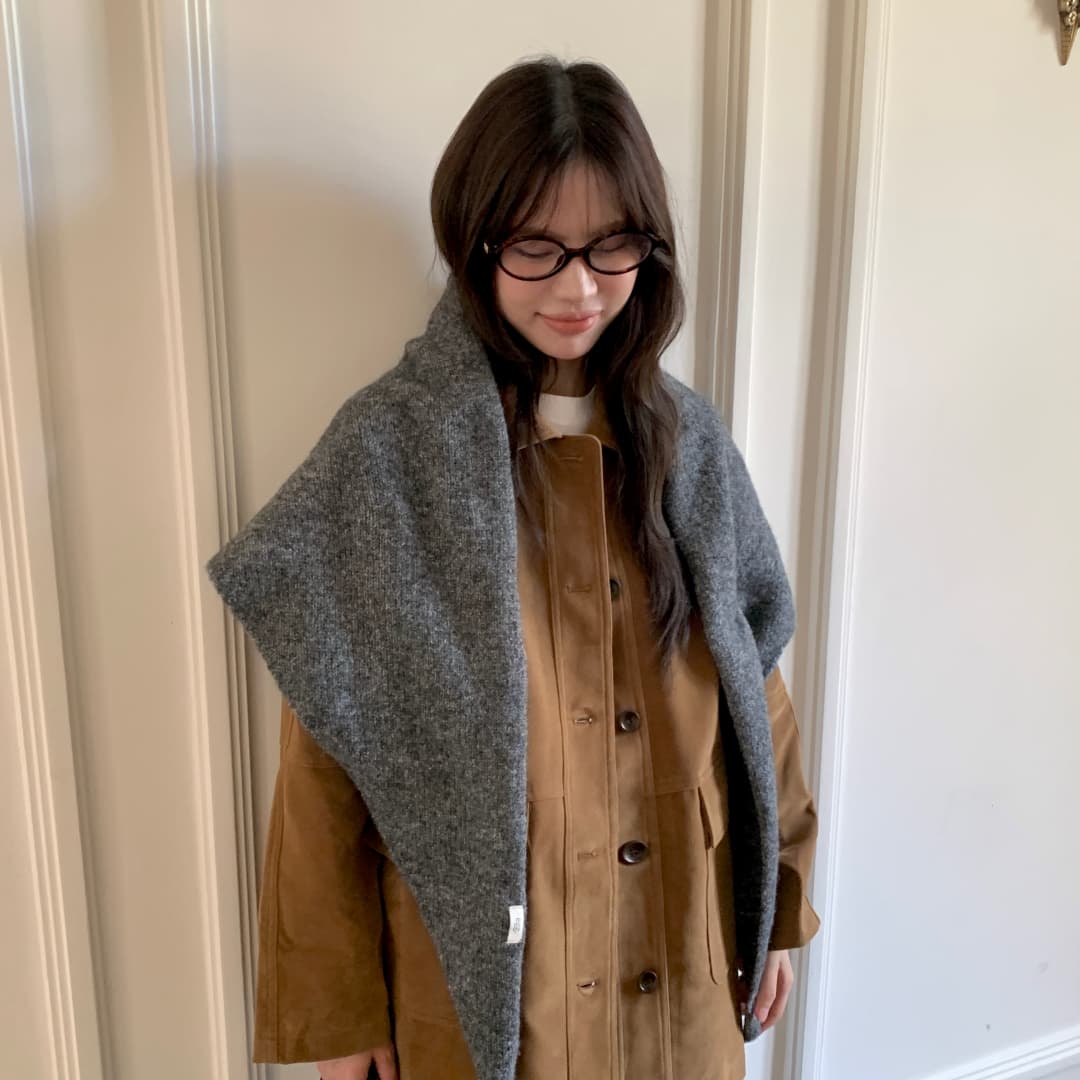 NOWY koreański trójkątny szali – Winter Clothing Korea recenzja i cena