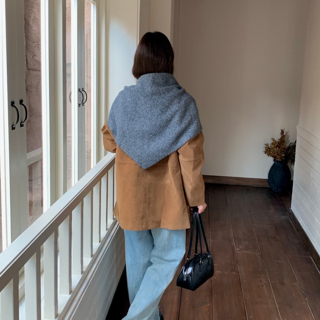 NOWY koreański trójkątny szali – Winter Clothing Korea recenzja i cena
