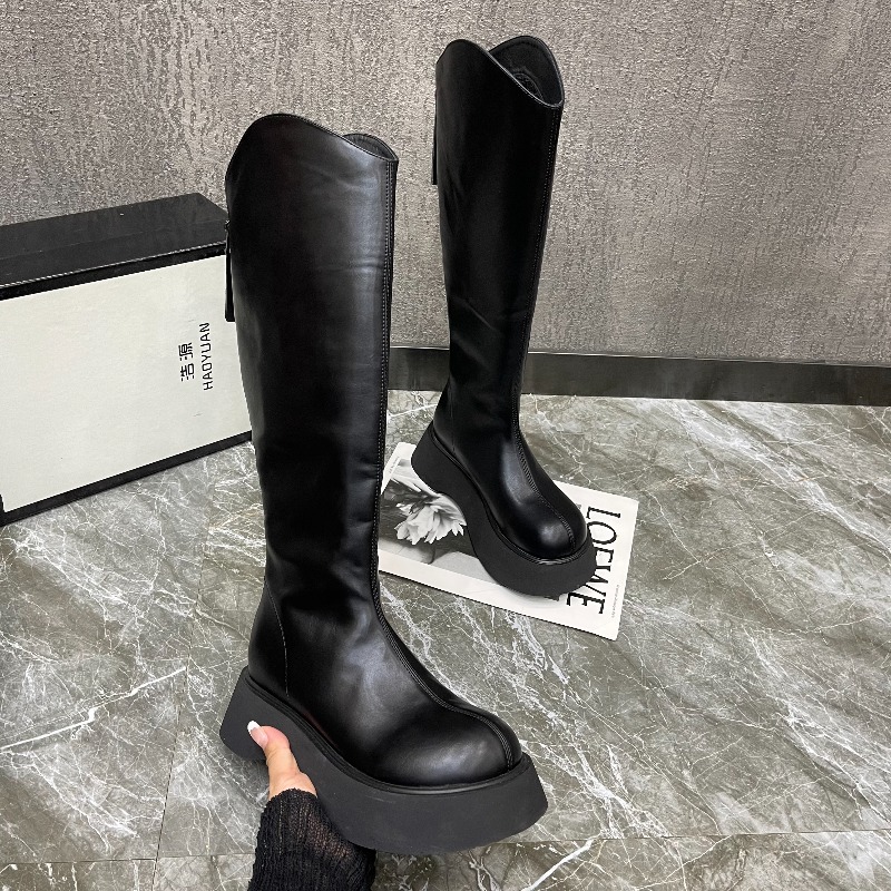 Damskie Nowe Proste Botki na P – Winter Clothing Korea recenzja i cena