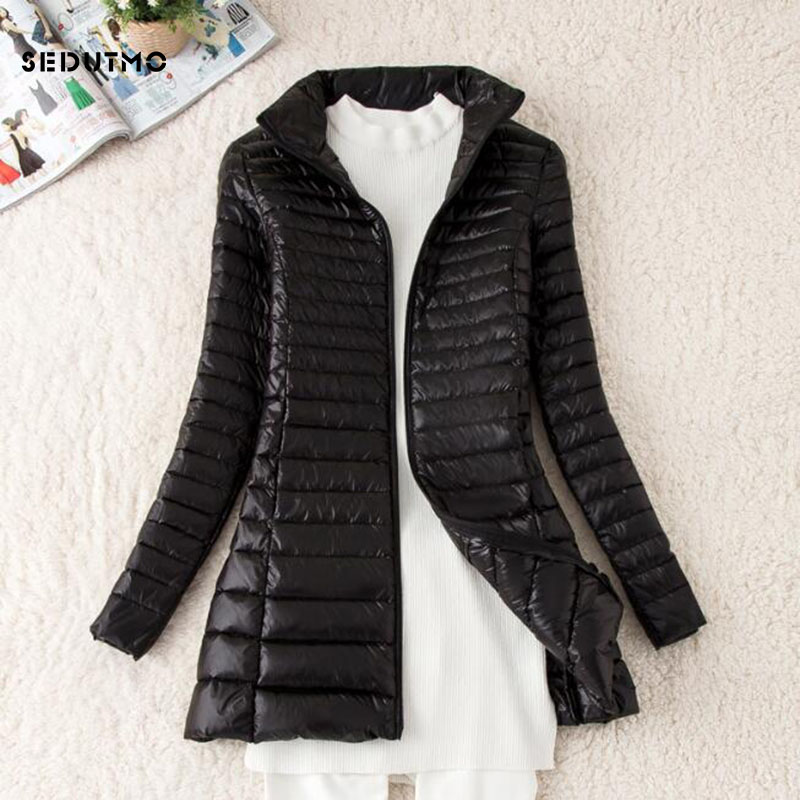 SEDUTMO zimowe długie damskie  – Puffer Jacket Women Down recenzja i cena