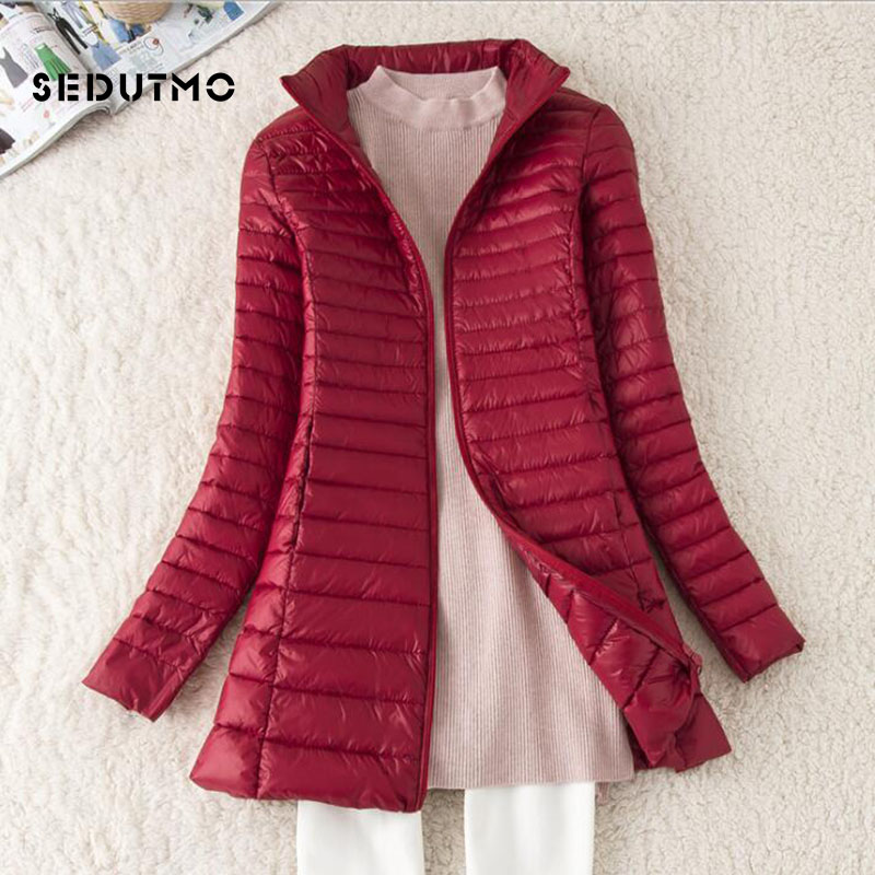 SEDUTMO zimowe długie damskie  – Puffer Jacket Women Down recenzja i cena