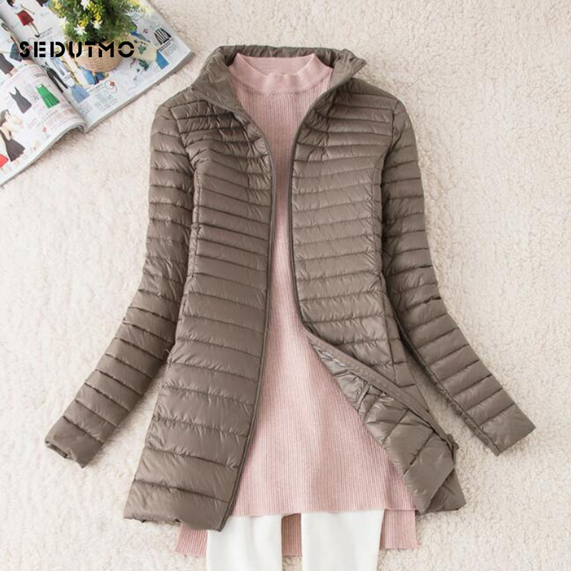 SEDUTMO zimowe długie damskie  – Puffer Jacket Women Down recenzja i cena