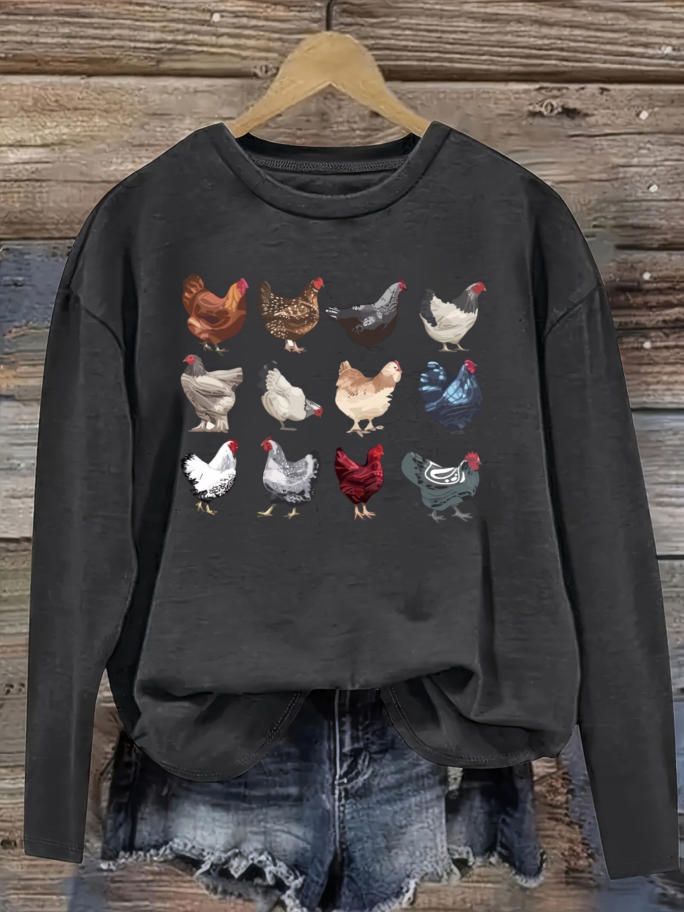 Damska codzienna koszulka z dł – Winter Clothing Color recenzja i cena