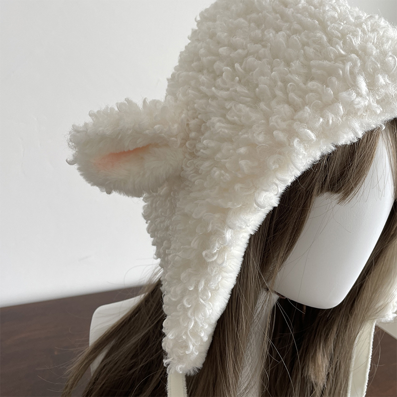 Zimowy Biały Pluszowy Kapelusz – Winter Clothing Earmuffs recenzja i cena