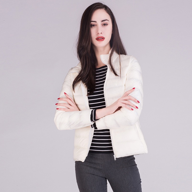 Kobiece ultralekkie, pakowane  – Puffer Jacket Women Down recenzja i cena