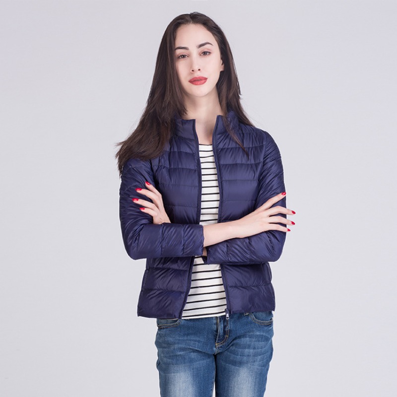 Kobiece ultralekkie, pakowane  – Puffer Jacket Women Down recenzja i cena