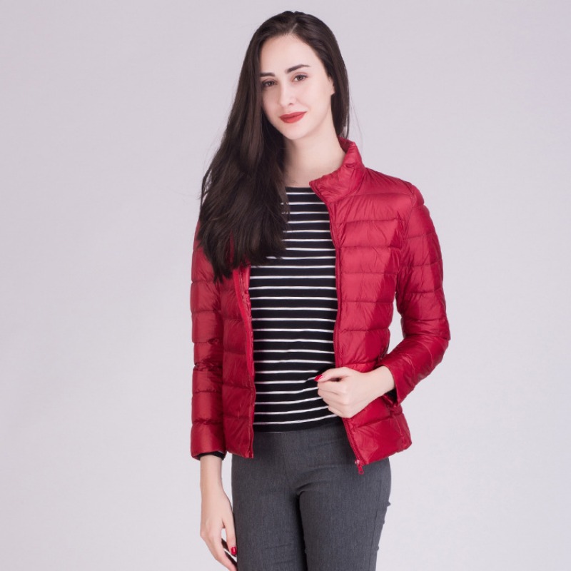 Kobiece ultralekkie, pakowane  – Puffer Jacket Women Down recenzja i cena