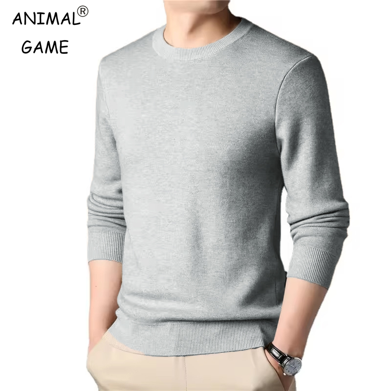 Męski sweter z dzianiny w jedn – Winter Clothing Uae recenzja i cena