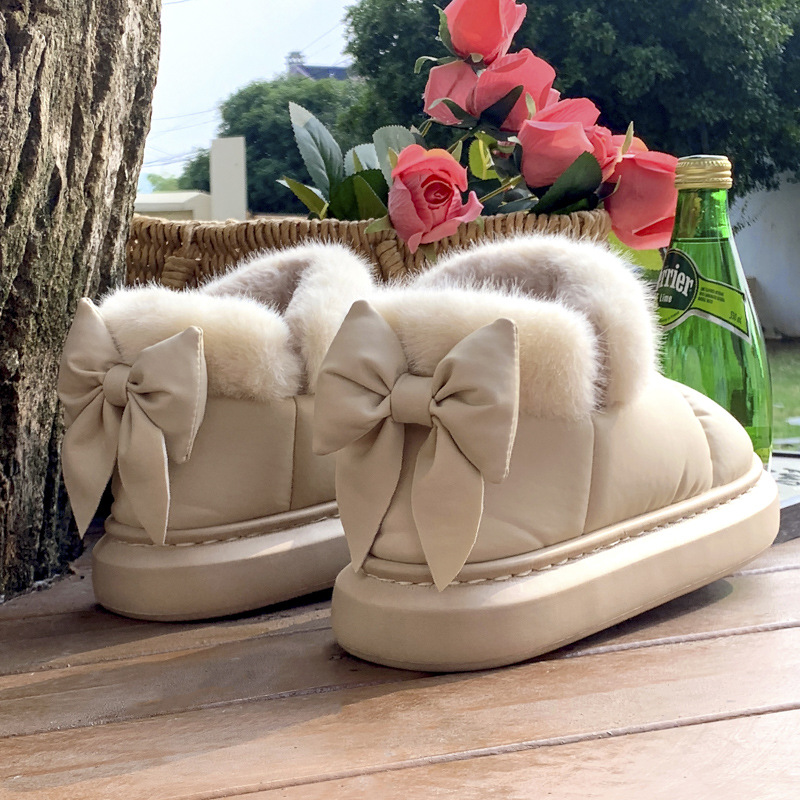 Nowe pluszowe kapcie damskie n – Winter Clothing Korea recenzja i cena