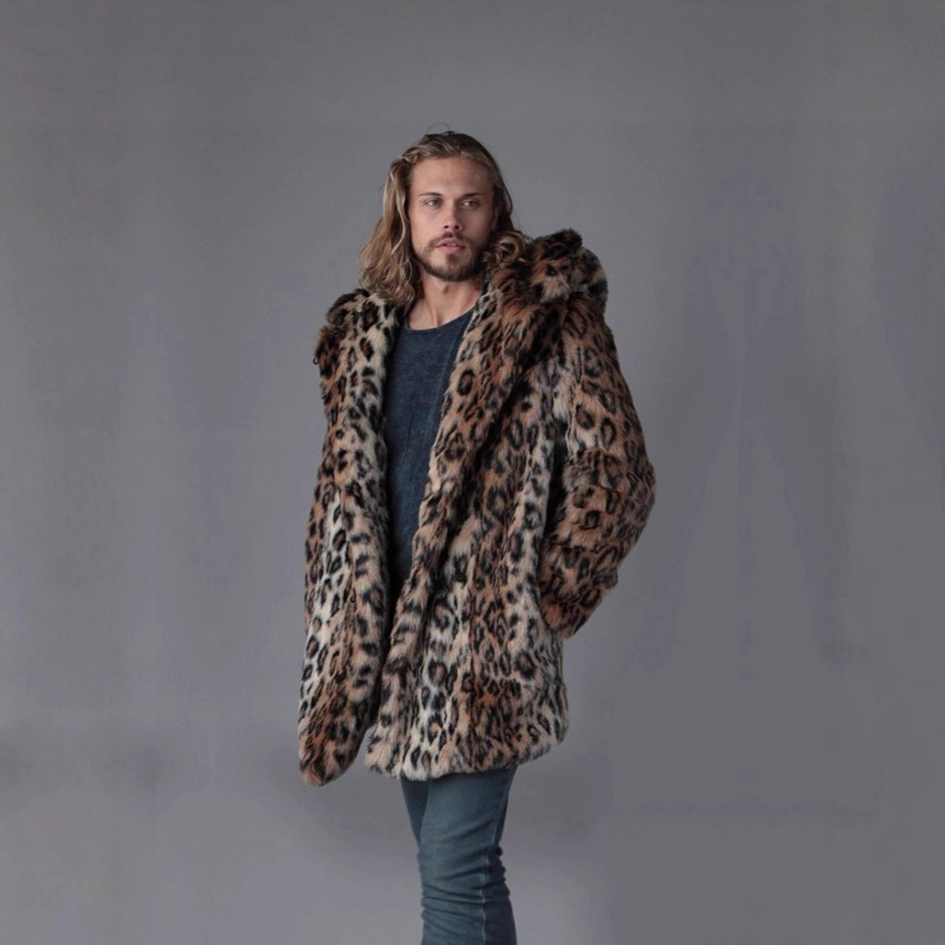 Męska kurtka ze sztucznego fut – Winter Clothing Uae recenzja i cena