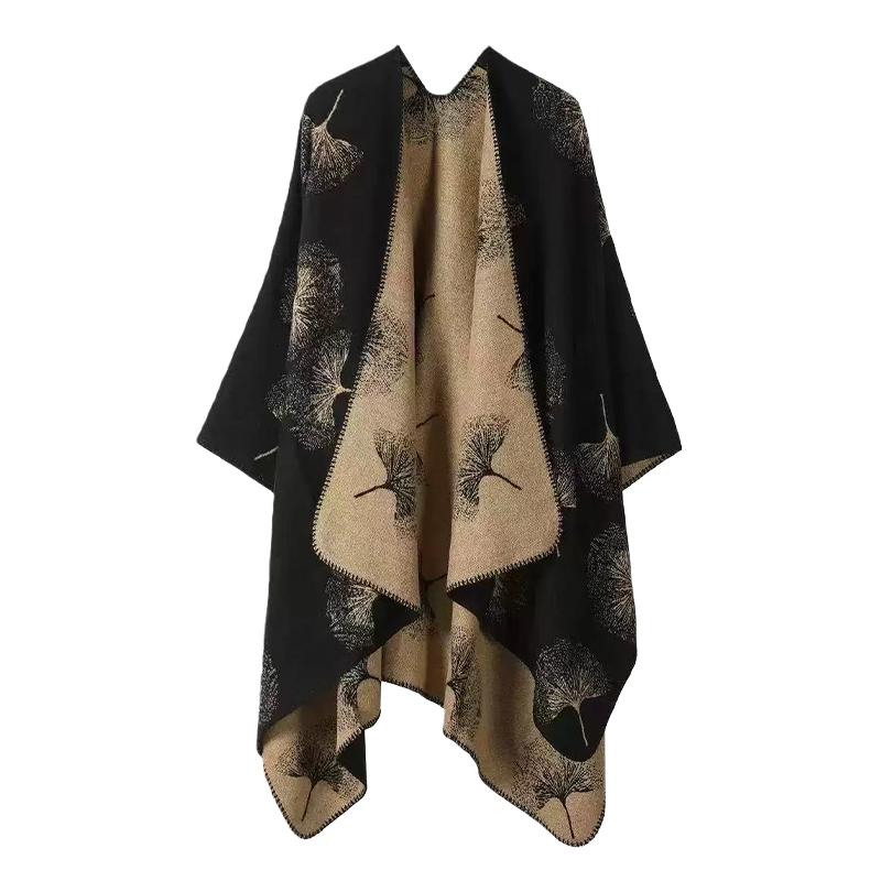 Dzianinowy szal damski z nadru – Winter Clothing Ideas recenzja i cena