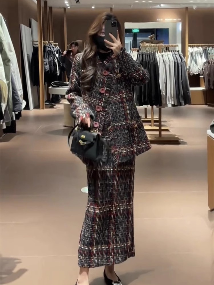 Zimowy nowy damski zestaw: ele – Winter Clothing Korea recenzja i cena