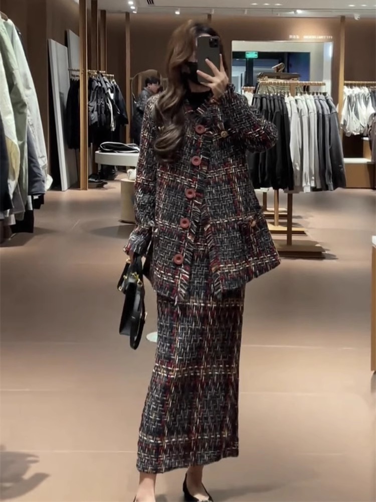 Zimowy nowy damski zestaw: ele – Winter Clothing Korea recenzja i cena