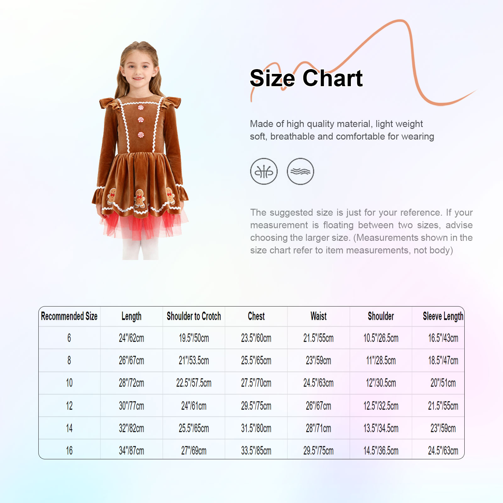Strój Piernikowej Panienki dla – Winter Clothing Cute recenzja i cena