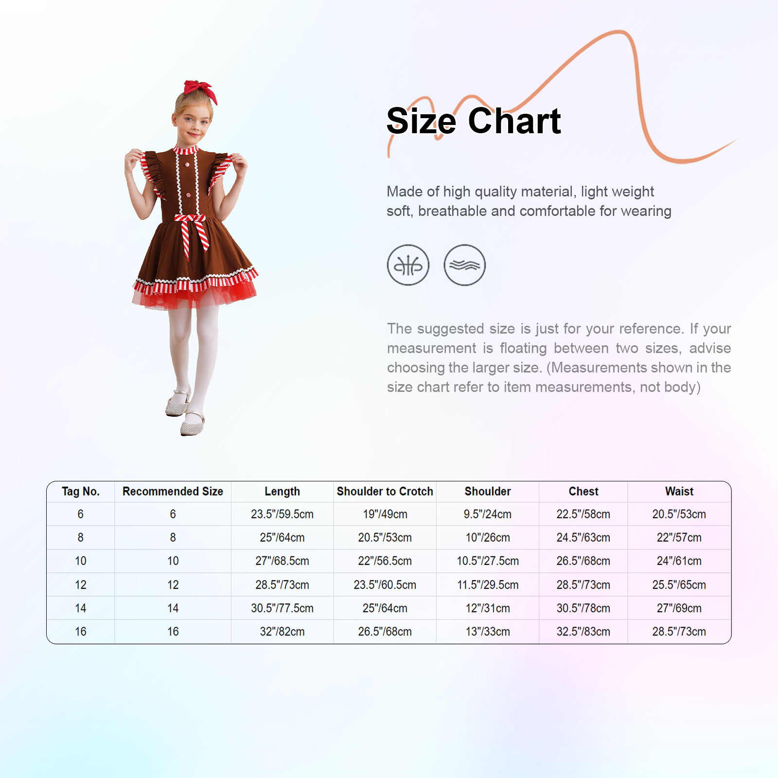 Strój Piernikowej Panienki dla – Winter Clothing Cute recenzja i cena