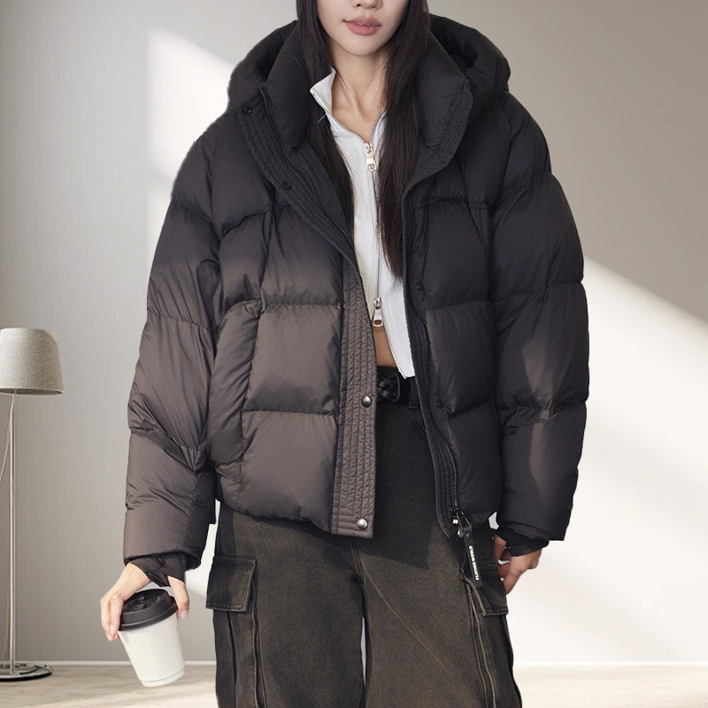 Damska krótka kurtka puchowa z – Puffer Jacket Women Down recenzja i cena