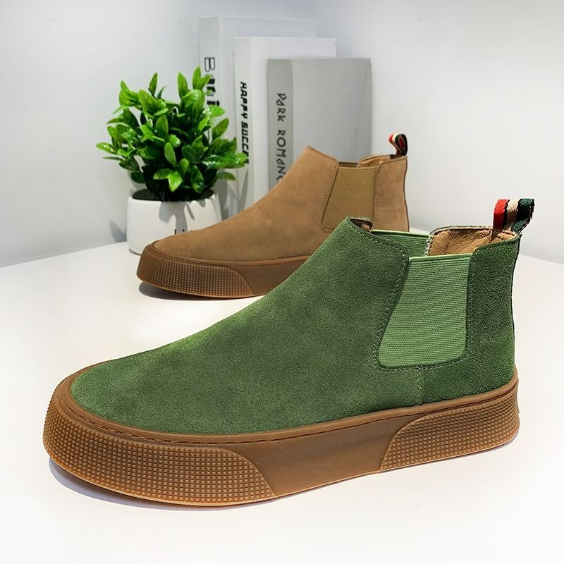 Nowe męskie botki Chelsea z wy – Winter Clothing Korea recenzja i cena