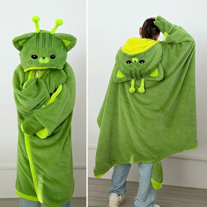 Kreskówkowy, uroczy koc z kapt – Winter Clothing Cute recenzja i cena