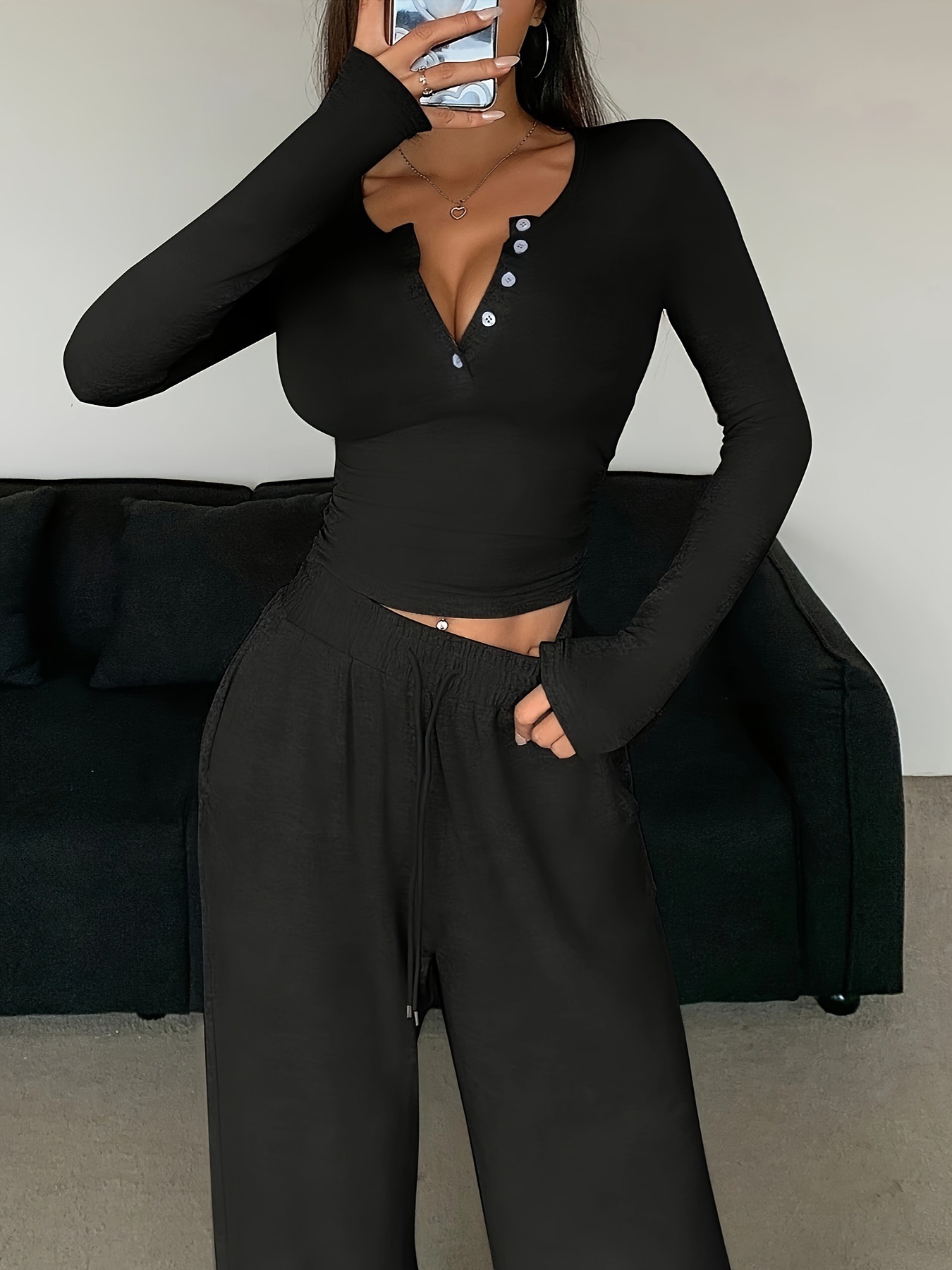Komplety spodni w jednolitym k – Winter Clothing Color recenzja i cena