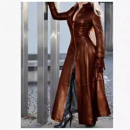 Kurtka damska z imitacji skóry – Winter Clothing Color recenzja i cena