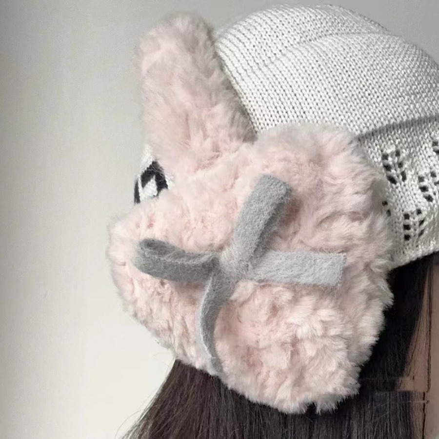 Modne nauszniki z kokardką, zi – Winter Clothing Earmuffs recenzja i cena