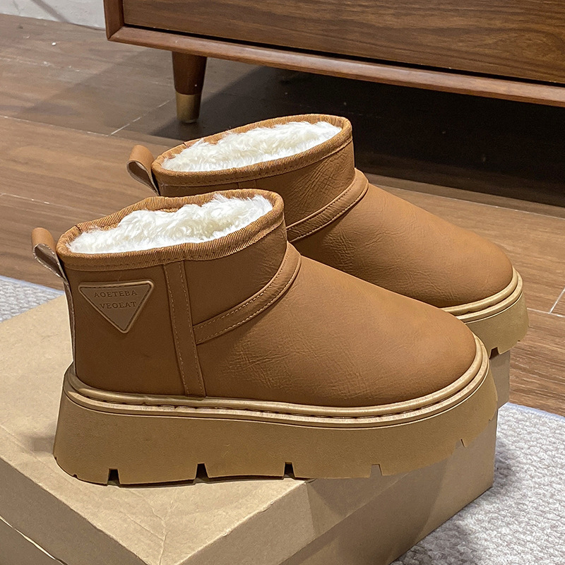 Damskie buty zimowe na grubej  – Winter Clothing Korea recenzja i cena