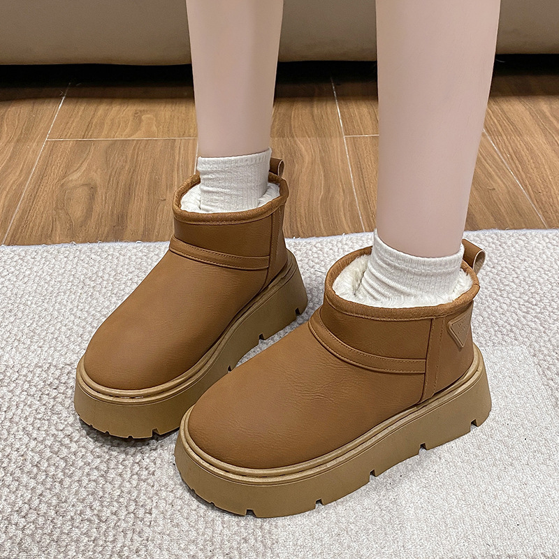 Damskie buty zimowe na grubej  – Winter Clothing Korea recenzja i cena
